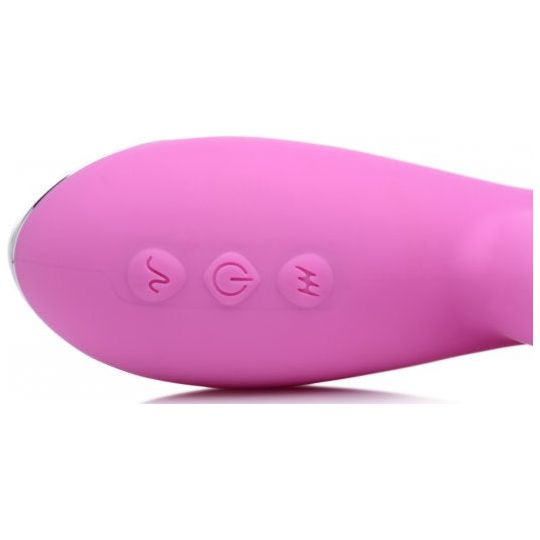 Shegasm 5 Star 7X Suction Come-Hither Silicone Rabbit - Pink