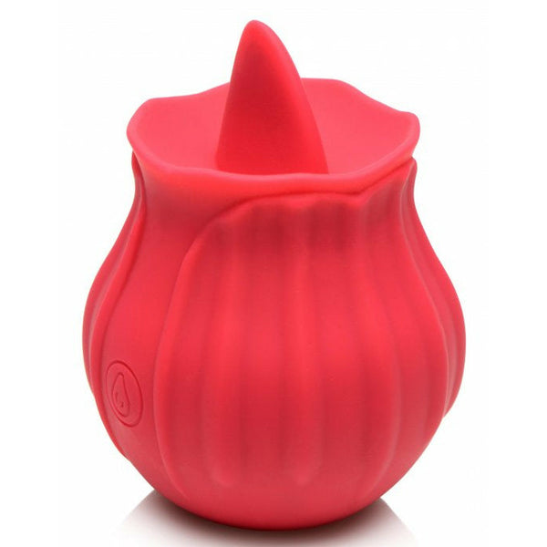 Bloomgasm Wild Violet 10X Silicone Clit Licking Stimulator - Red