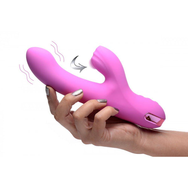 Inmi - 5 Star 13X Silicone Pulsing and Vibrating Rabbit - Pink