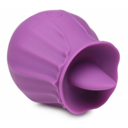 Bloomgasm Wild Violet 10X Silicone Clit Licking Stimulator - Purple
