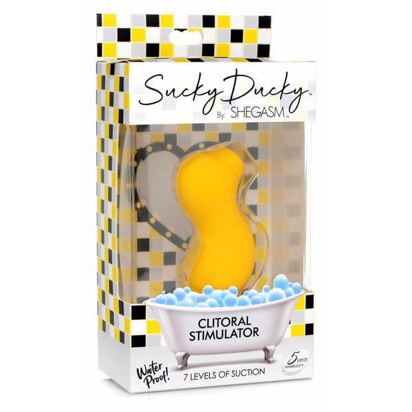 Sucky Ducky Silicone Clitoral Stimulator - Yellow