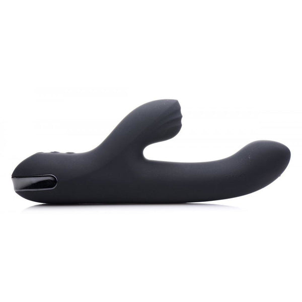Inmi - 5 Star 13X Silicone Pulsing and Vibrating Rabbit - Black