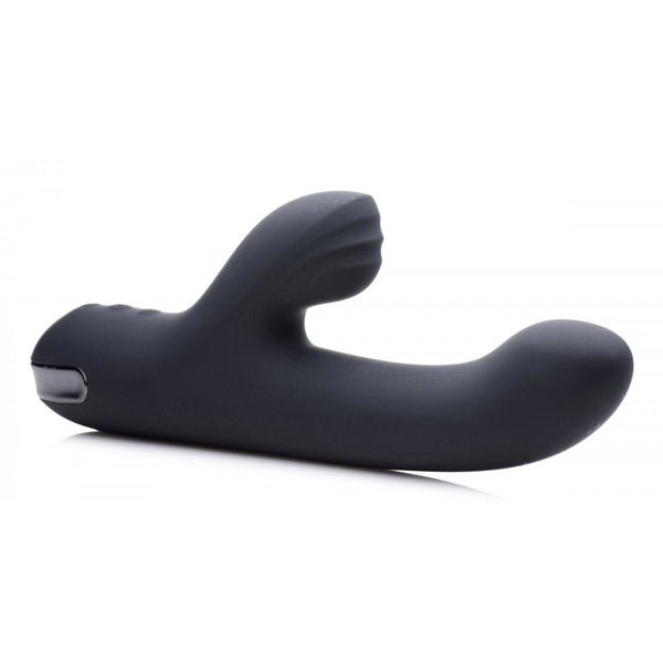 Inmi - 5 Star 13X Silicone Pulsing and Vibrating Rabbit - Black