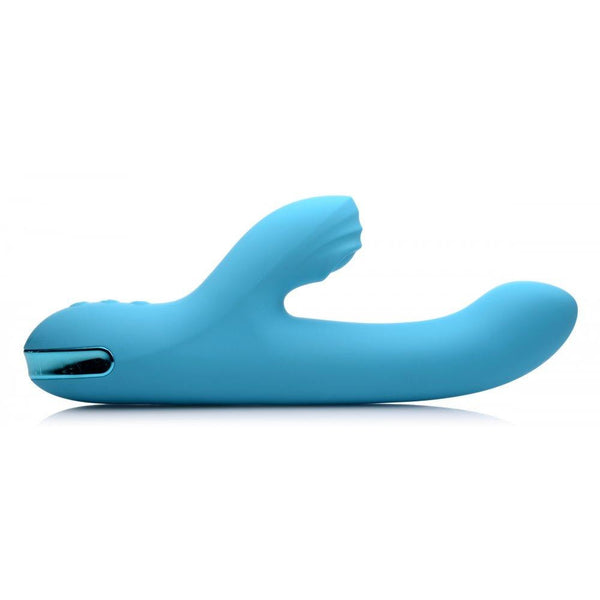 Inmi - 10X Silicone Suction Rabbit Vibrator - Teal