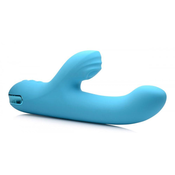 Inmi - 10X Silicone Suction Rabbit Vibrator - Teal