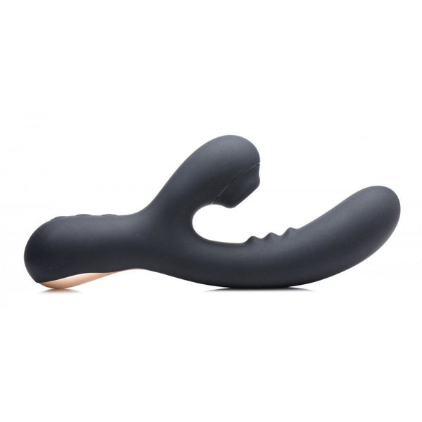 Inmi - 8X Silicone Suction Rabbit - Black