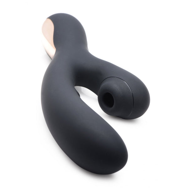 Inmi - 8X Silicone Suction Rabbit - Black