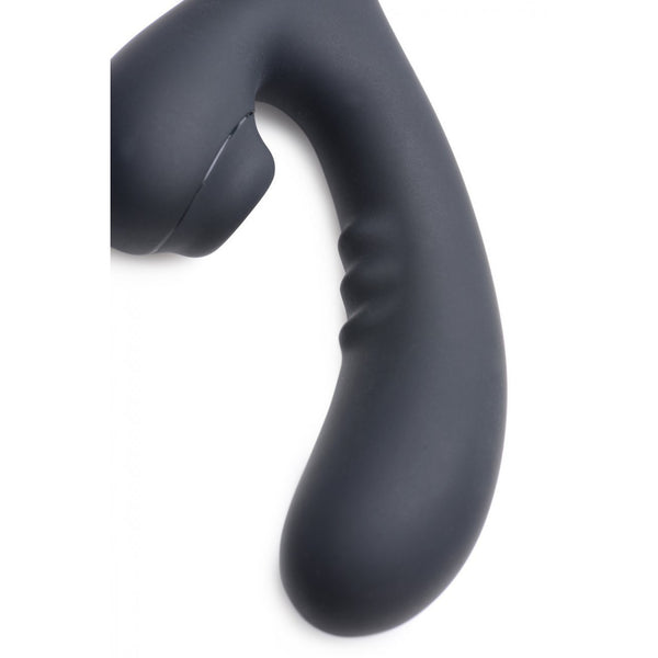 Inmi - 8X Silicone Suction Rabbit - Black