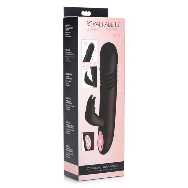 Inmi - Royal Rabbits Silicone Bunny Thrusting Vibrator