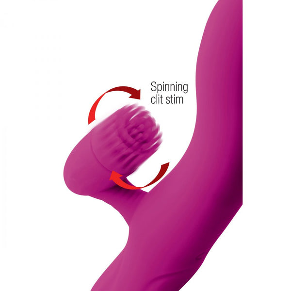 Inmi - Whirl Silicone Rabbit Vibrator with Rotating Ticklers