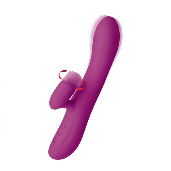 Inmi - Whirl Silicone Rabbit Vibrator with Rotating Ticklers