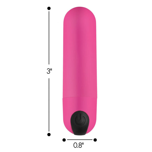 Bang - Vibrating Bullet with Remote Control - Pink
