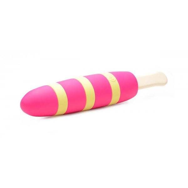 Cocksicle - Fizzin 10X Popsicle Silicone Rechargeable Vibrator